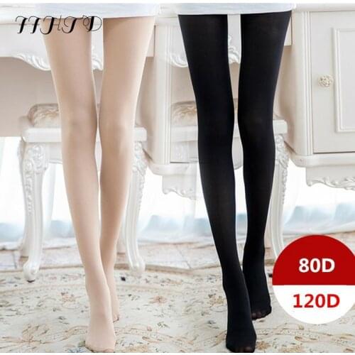 Hot Classic Sexy Women Opaque Footed Tights Pantyhose Thick Tights Stockings Women Autumn Winter Fashion Tights velvet