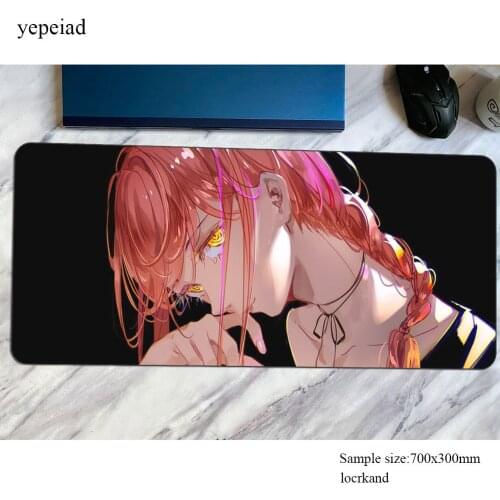 Chainsaw Man mouse pad Beautiful mousepads 800x400x2mm gaming mousepad gamer Boy Gift personalized mouse pads keyboard pc pad