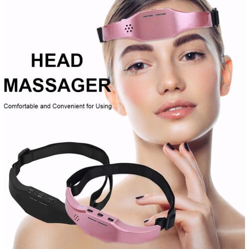 Brain Relaxation Low Frequency Pulse Improve Sleep Health Stress Relief Brain Massager Stimulator EMS Head Massager Forehead