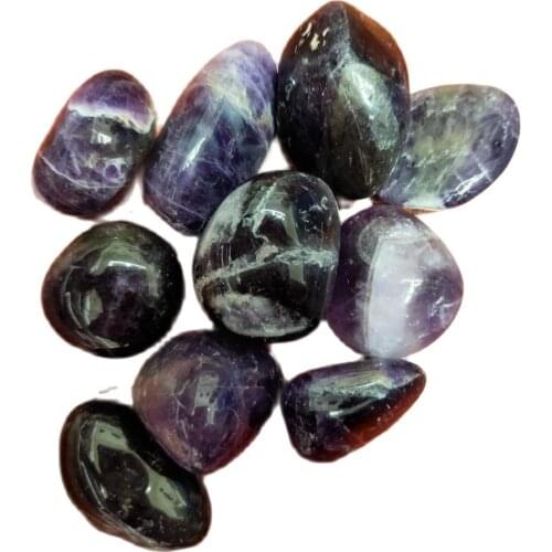 Natural Dream Amethyst Gravel Quartz Crystal Stone Specimen Healing for Chakra Healing home decoration Fish Tank