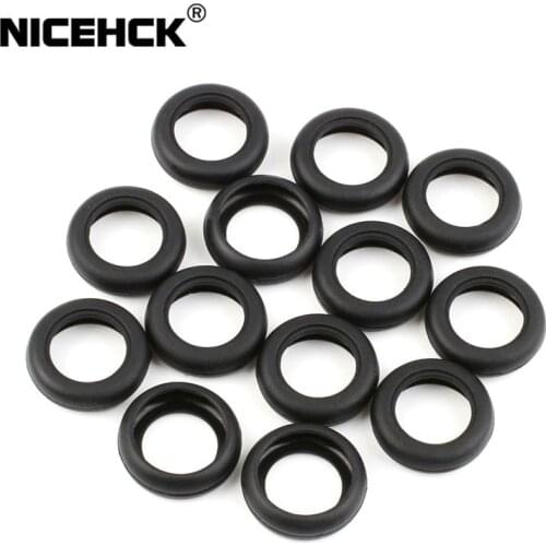 NiceHCK Black Comfortable Earbud Dedicated Silicone Rings Soft Earphone Tips Eartips Accessory for ST-10s RW-1000 RW-2000 EBX21