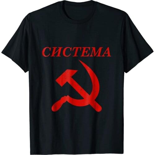 Russia Systema Men T-Shirt Russian Martial CCCP Symbol Tee Short Casual 100% COTTON O-Neck Shirts