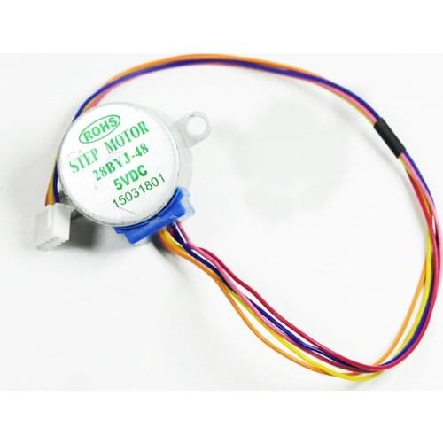 Stepper Motor With/without Driver Board DC 5V Reduction ratio1/64 4 Phase Gear Motor Accessories for DIY Kit Lead Line 25CM