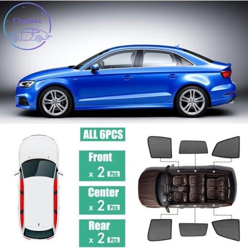 For Audi A3 Sedan 2014-2017 Window Sunshade UV Protection Mesh Laser Block
