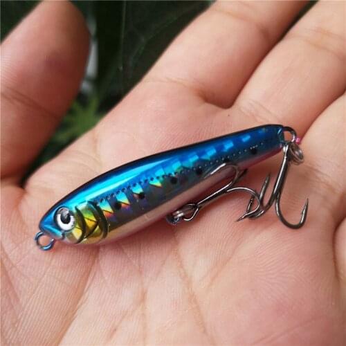 SWOLFY New Fishing Lure Floating Mini Pencil StickBait Lure 5cm 2.5g Wobblers Topwater Crankbait lures