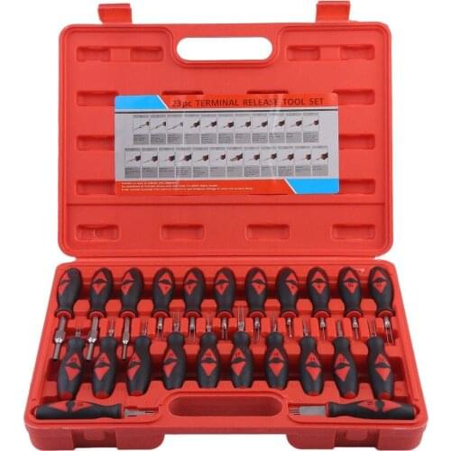 Universal Automotive Terminal Removal Tool Car Electrical Wire Clamp Pin Extractor Professional Connector Terminal 23pcs/set