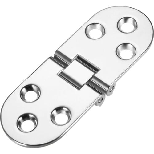 Uxcell 5 Pcs Sewing Machine Table Folding Flip Hinge, Zinc alloy Chrome Plating Finish
