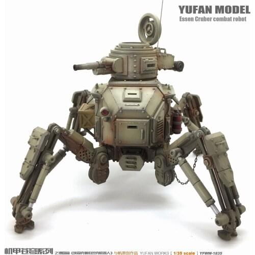 Yufan Model 1/35 Resin Soldier Model Kit Originally Created Armor Sky Tank Robot YFWW-1835