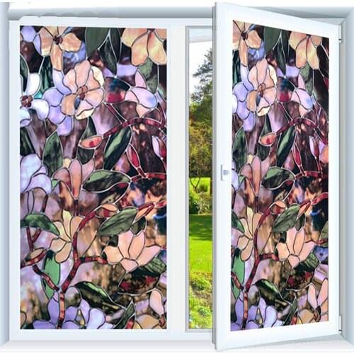 Painted Protective Window Stickers Glue-Free Color Printing Window Film Office Home Decoration Bedroom Living Room Accessories