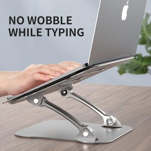 10-17inch Laptop Holder for MacBook Air Pro Notebook Laptop Stand Bracket Foldable Aluminium Alloy Laptop Holder for PC Notebook