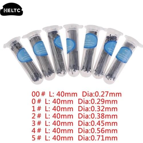 100Pc Insect Pin Specimen Needle Stainless Steel With Tube For School Lab Entomology Body Dissection Insect Needle