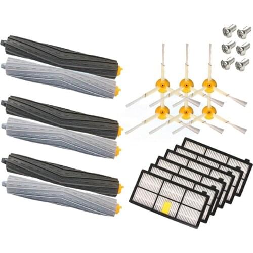 18pcs/lot HEPA Filter Side Brush Kit for iRobot Roomba 800 Series 900 870 880 980 Robot Vacuum Cleaner Accessories
