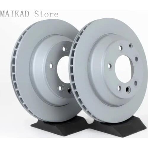 2PCS/pair Rear Brake Disc for Porsche Cayenne 955 Audi Q7 VW Touareg 95535240130 7L8615601C 7L8615601G 95535240100