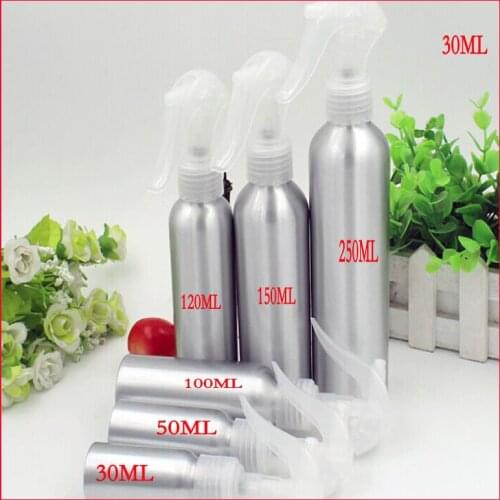 30ml Aluminium metal bottle w mouse shape sprayer pump mist sprayer bottle makeup Refillable Bottles CONTAINER FOR COSMETIC