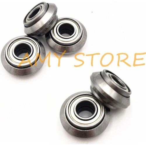 5pcs 6x17.5x8mm Nonstandard F126ZZ Spherical Pulley Flying Bearing Silver Tone Computer Embroidery Machine Accessories Textile