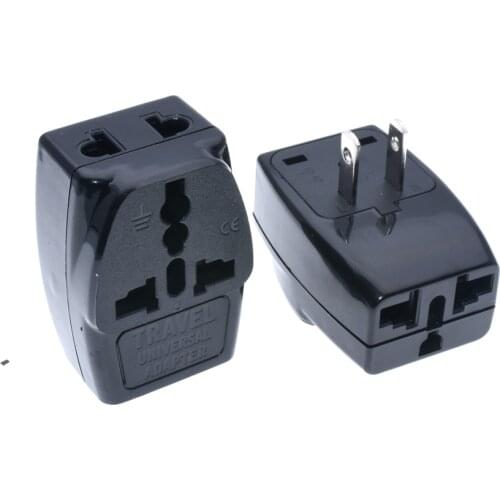1 to 3 EU AU To US USA Plug Adapter Australia European To America Universal AC Travel Power Adapter Converter TYPE A