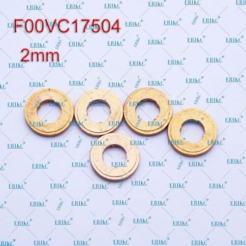 ERIKC F00VC17504 2mm Common Rail Fuel Injectors Copper Washers F00V C17 504 Nozzle Heat Shield F ooV C17 504, Size: 7.1*15*2mm