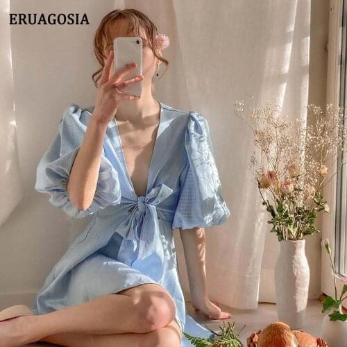 ERUAGOSIA Summer Dresses With Sleeves