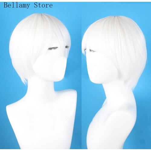 Game THE KING OF FIGHTERS K' K DASH Cosplay hairwear Wig+Wig Cap