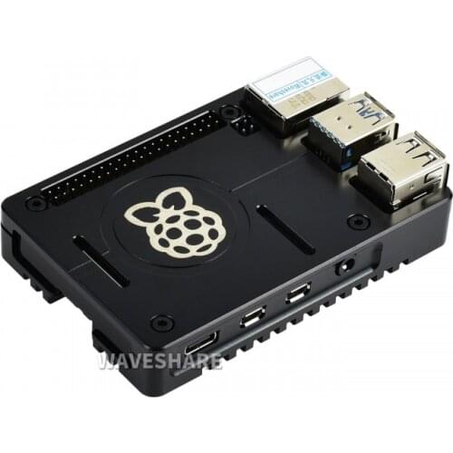 Lightweight Aluminum Alloy Case For Raspberry Pi 4 CNC Processing Sand Blasting Finish, Nice & Durable