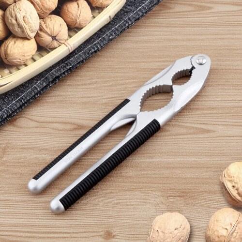 Multipurpose Nut Cracker for Walnut Seafood with Non-slip handle Heavy Duty Pecan Walnut Plier Opener Tool Metal Walnut Cracker