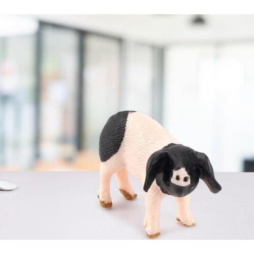 Pig Model Funny Educational Lightweight Outdoor Garden Decoration Animal Toy for Office Home Decor Tabletop Ornament