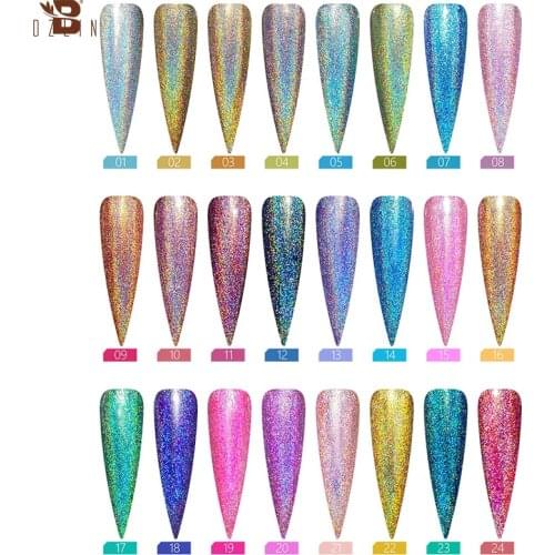 BOZLIN UV Gel Nail Art Tips Design Manicure 36 Colors/SET UV LED Soak Off DIY Paint Gel Super Shinny
