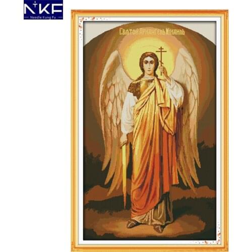 NKF The religious figure needle craft cross stitch charts handcraft counted canvas cross stitch kits for home decoration