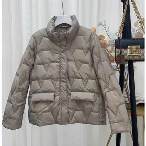 Abrigos 2021 Winter New Fashion White Duck Down Coat Women Short Puffer Jackets Korean Female Loose Casual Black Outwear Casacos