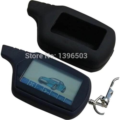Wholesale Top Quality A91 2 way LCD Remote Control KeyChain + Silicone Case for Two Way Car Alarm System Starline A91 Key Fob