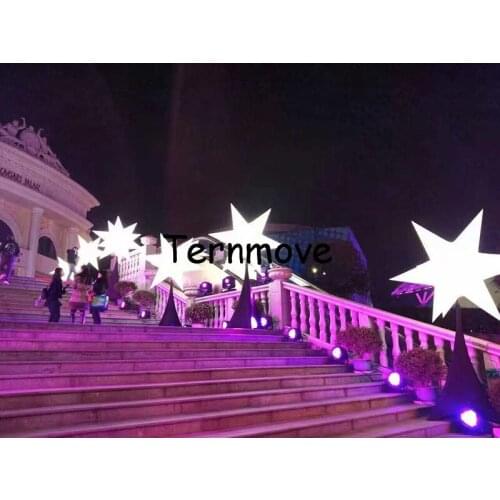 LED inflatable light stand balloon for outdoor advertising tripod pole standing lighted balloon wedding/event/party decoration