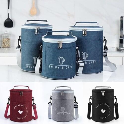 Oxford Cloth Lunch Bag for Women Large Luxury Termal Insulation Picnic Bag Lunch Box for Kid School Children Canvas Tote Bag