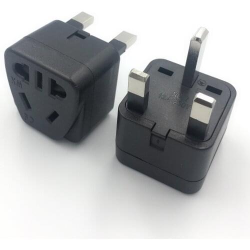 UK Plug Adapter Universal 10A UK Converter 3 Pins Plug Socket AU CN Japan To UK Wall Socket AC 250V Travel Adapter High Quality