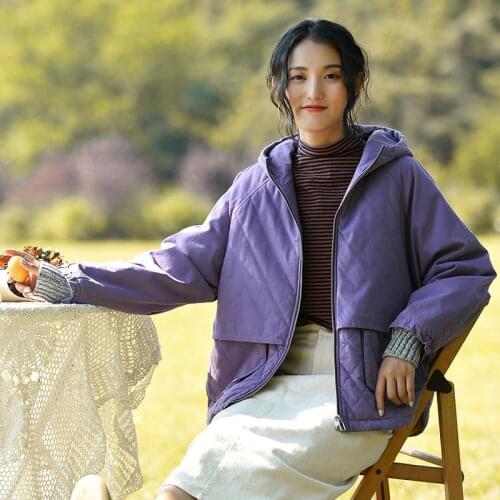 Winter thick coat womens new imitation lamb wool cotton dress womens loose plush hooded student cotton dress womens short