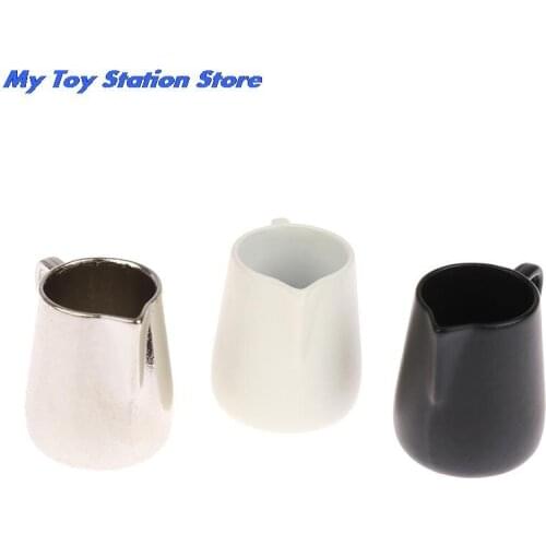 1/12 Dollhouse Miniature Accessories Kettle Simulation Furniture Tea Pot Kitchen Model Furniture Toys For Doll House Decoration