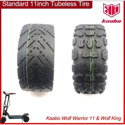11 Inch Tire Street Road and Offroad Tyre Penumatic Vacuum for Kaabo Wolf Warrior II Electric Scooter