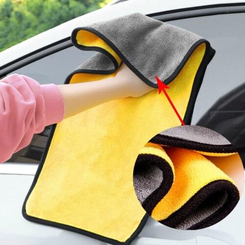 2/3 pcs Extra Soft Car Wash Microfiber Towel Car Cleaning Drying Cloth Car Care Cloth Detailing Car Wash Towel Never Scrat 2021