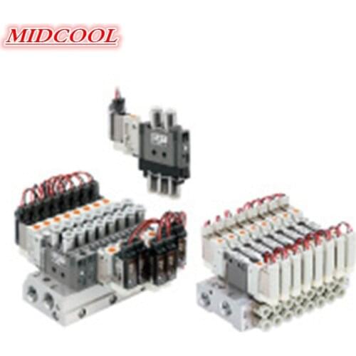 5-Port Solenoid Valve Plug Lead Type S0700 S0712 S0716 S0715