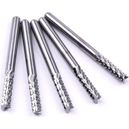 5pcs 1.5mm CNC PCB Router Engraving Bit Micro Drill Milling Cutter 1/8'' Shank