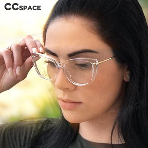 Anti-blue Light Fashion Cat Eye Glasses Frames Women Optical Eyewear Computer EyeGlasses 45366