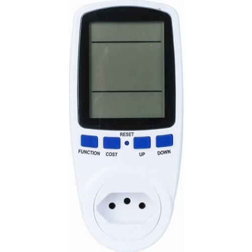 1Pc BR Plug Digital Voltage Wattmeter Power Analyzer Electronic Power Meter Energy Meter Automatic Kwh Calculator Usage
