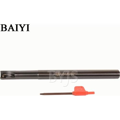 Milling cutter R390 C16-0.8R16-200 Indexable End Milling Holder Shank diameter 16mm length 200mm for insert APMT1135 holder