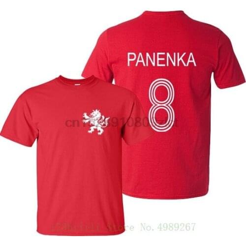 Panenka Shirt Antonin Czech Bohemians Prague Rapid Wien Czechoslovakia Footballer T Shirts Short Sleeve
