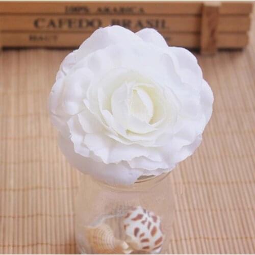 8-8.5CM Head,12PCS Fake Rosas Artificiais Silk Tea Roses Heads,DIY Artificial Flower Bouquet Accessories,Wrist Corsage,Wedding