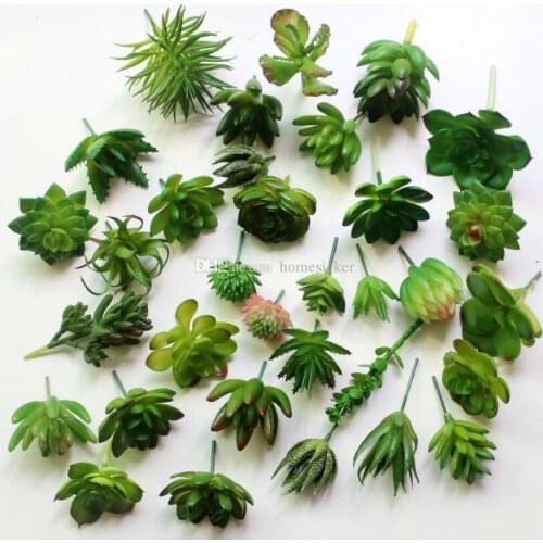 Artificial Succulent Plants Emulational Cactus Plants for Office Home Table Desk Garden Displayed Mini Flower Decoration