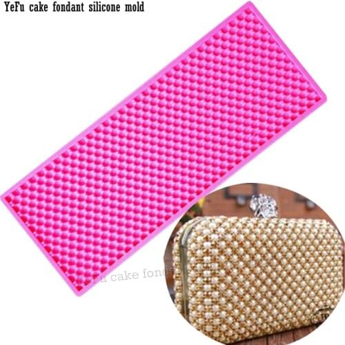 New Design Pearl Mat 245x100mm Cake Lace Mould Fondant Silicone Molds For Cake Decorating toolscooking mould F0909