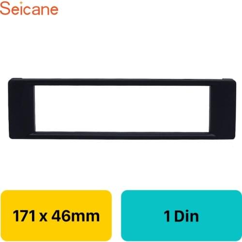 Seicane 171*46mm refitting Dashboard 1Din Car Radio Panel Fascia for Audi A6 Auto Stereo Player Trim Installation Frame kit