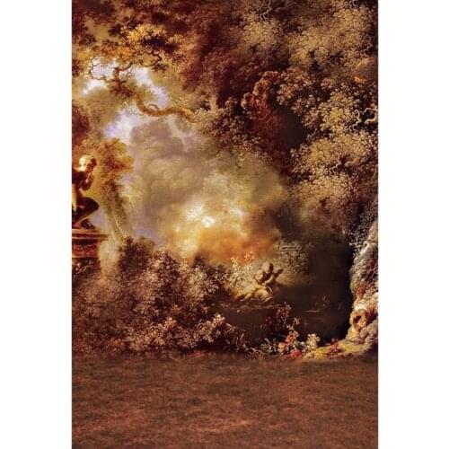 TR 5x7FT Professional Retro Nature Forest Tree Theme Photography Background For Studio Photo Props Photographic Backdrops Cloth