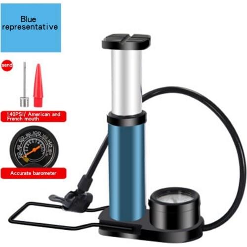 MTB Road Bike Bicycle Pump Portable Ultra-light Cycling Pump With Barometer Outdoor Sports High Pressure Pedal Pumps