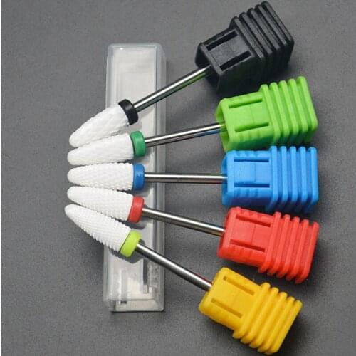1Pcs Nail Drill Bit Big Ceramic Electric Milling Cutter Manicure Drills Bits Nail Art Equipment Pedicure Tools Accessories